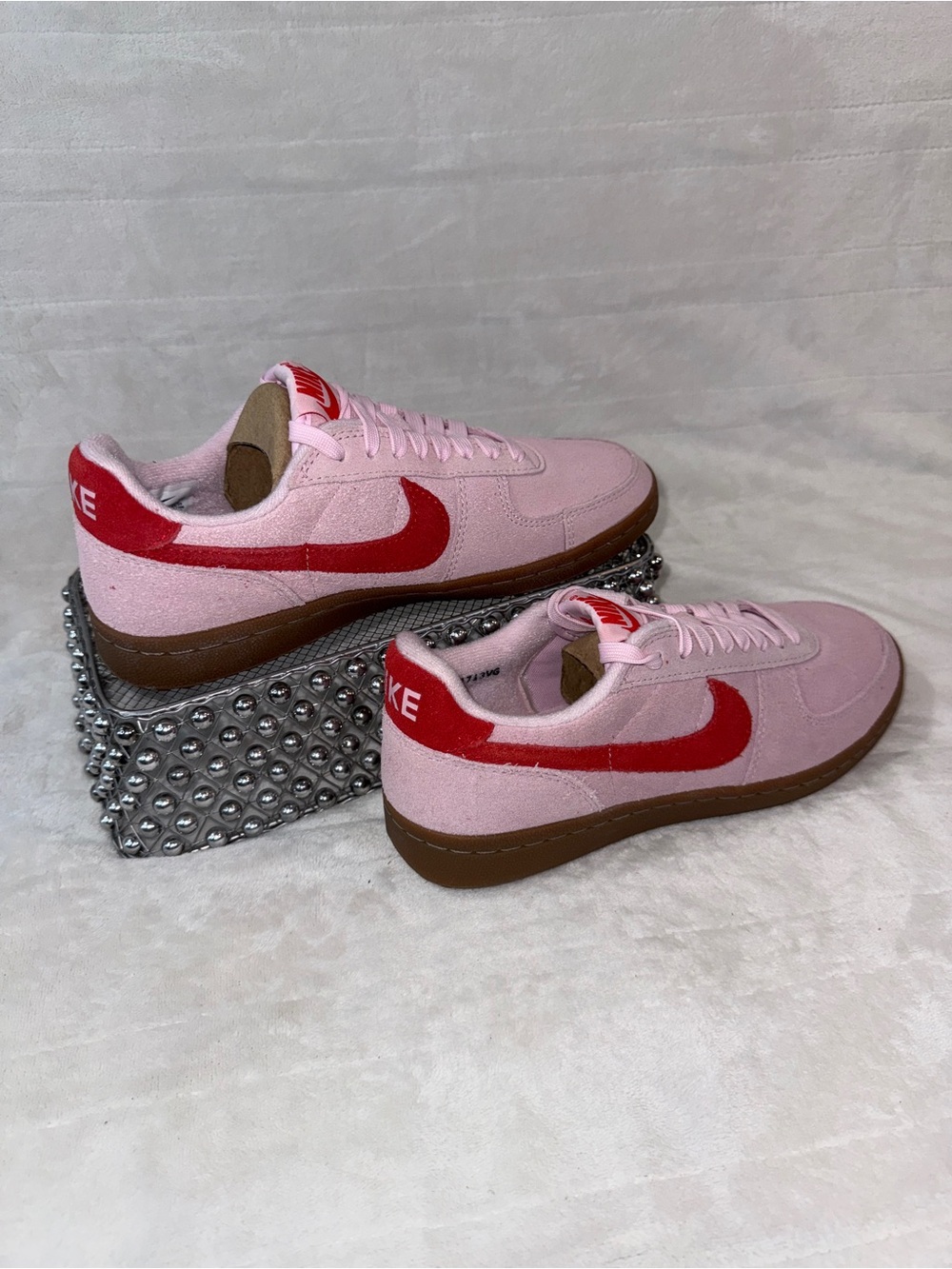 Nike Cortez TXT Pink Red White Sz 6.5Y 8Women. Style HF9994-600 - Picture 5 of 16